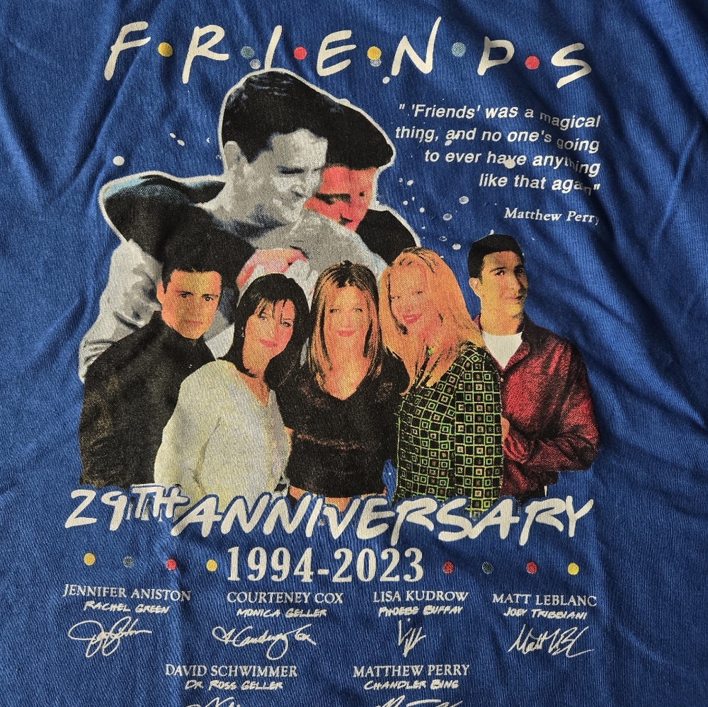 Friends 29th Anniversary T-Shirt- Size XL - Picture 2 of 4